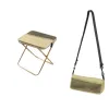 Outdoor backpack folding stool, pen case stool, portable and simple camping equipment, shoulder bag stool, sports folding chair, handbag Item Picture